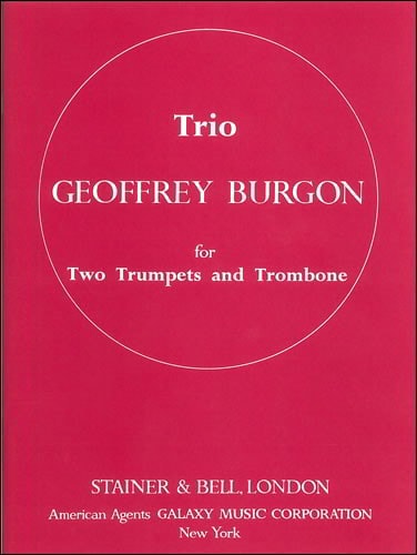 Burgon: Trio for Brass Ensemble published by Stainer and Bell