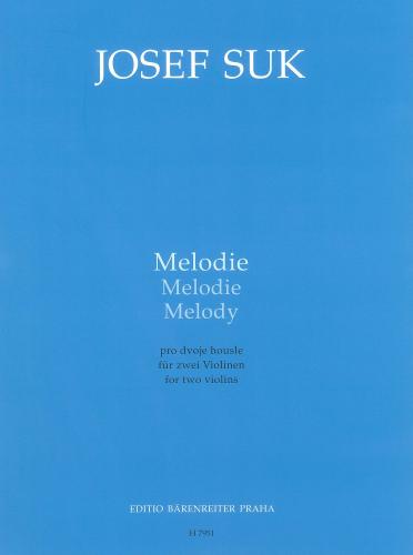 Suk: Melody for 2 Violins published by Barenreiter