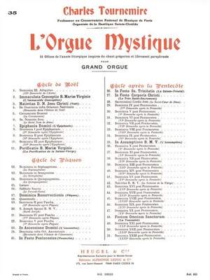 Tournemire: L'Orgue Mystique Volume 22 published by Heugel