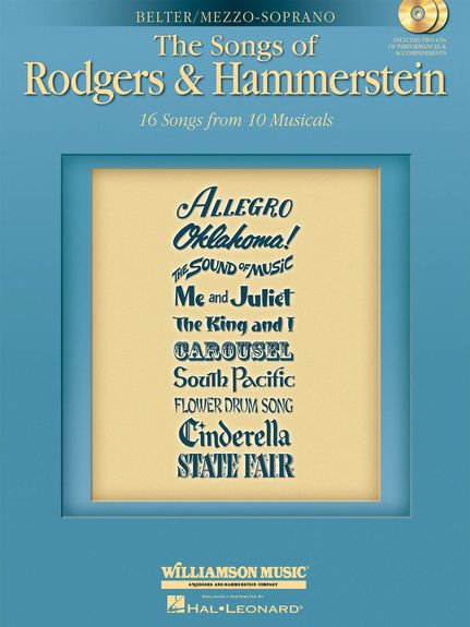 The Songs Of Rodgers And Hammerstein - Mezzo-Soprano published by Hal Leonard (Book & CD)