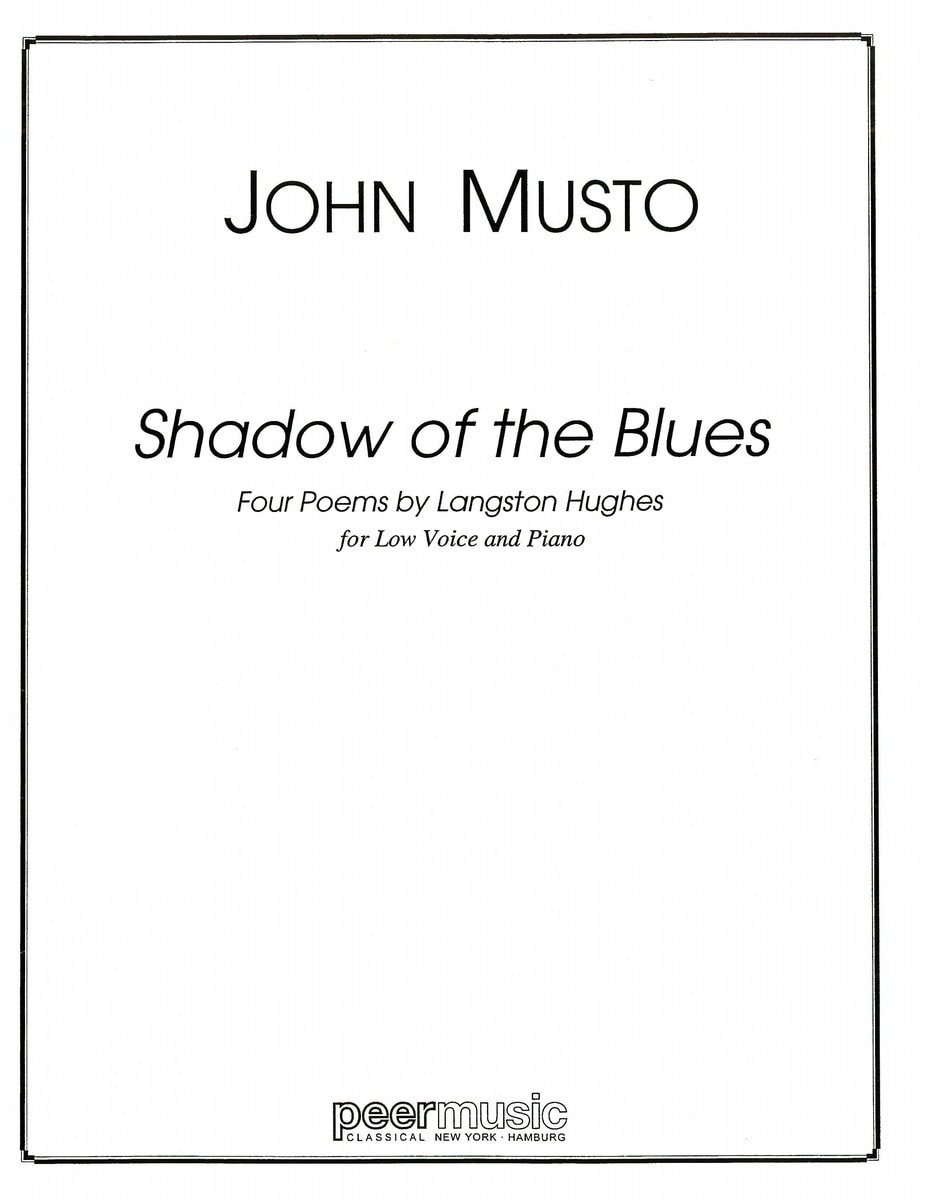 Musto: Shadow Of The Blues for Low Voice published by Peer