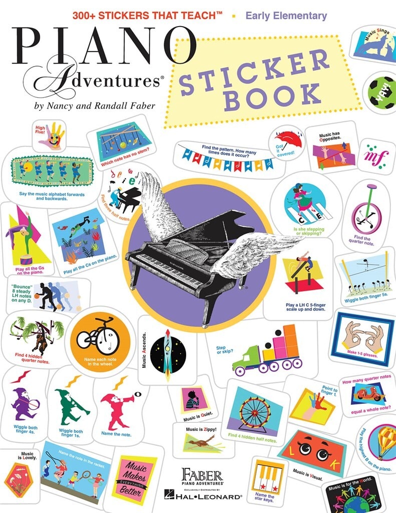 Piano Adventures: Sticker Book