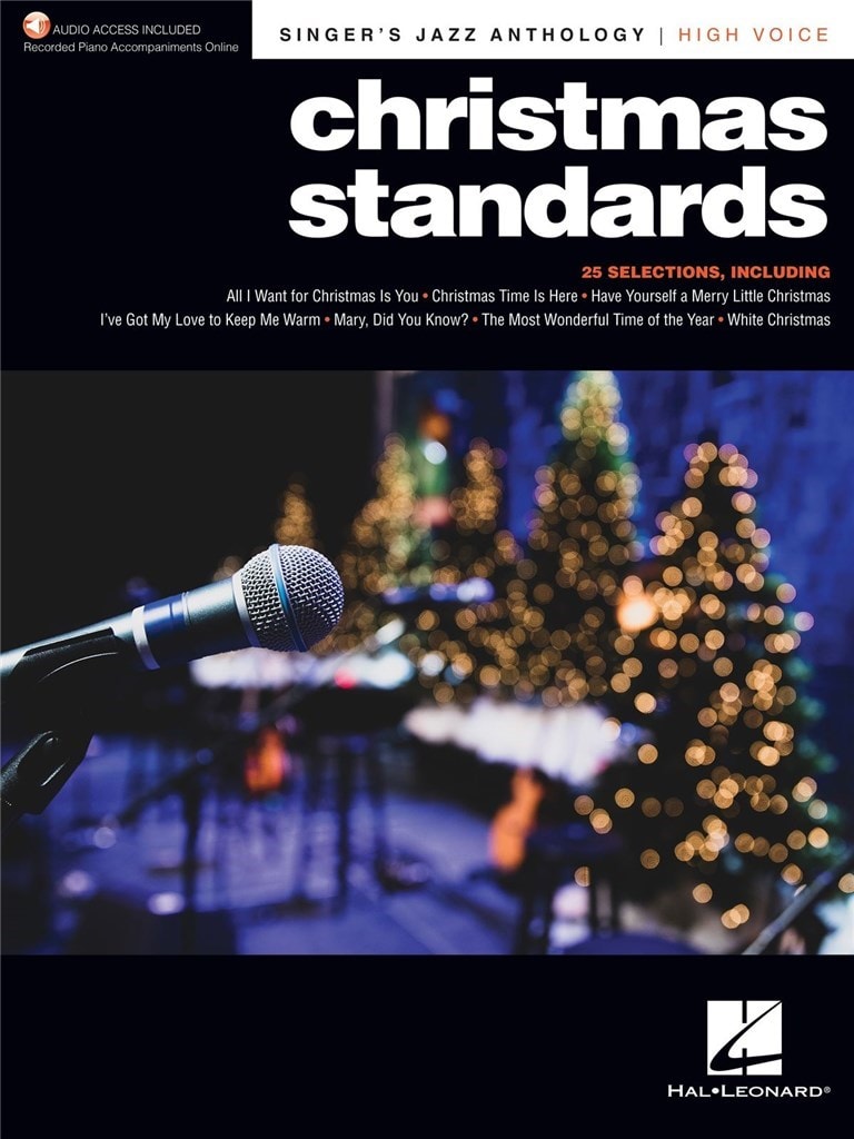 Christmas Standards - Low Voice published by Hal Leonard (Book/Online Audio)