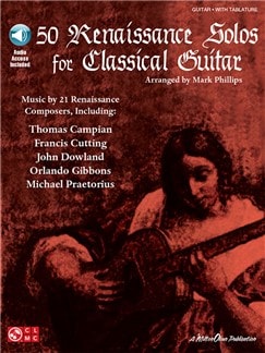 50 Renaissance Solos For Classical Guitar published by Cherry Lane (Book/Online Audio)