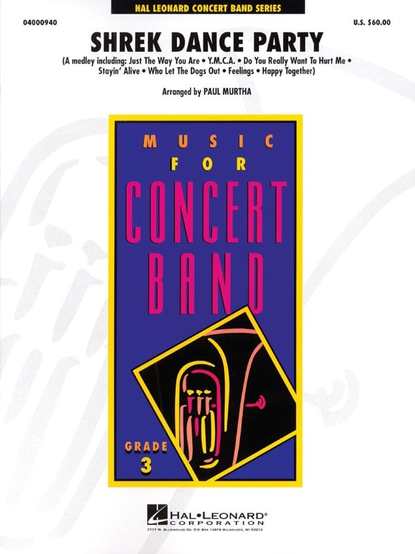 Shrek Dance Party for Concert Band published by Hal Leonard - Set (Score & Parts)