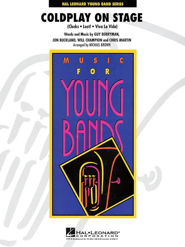 Coldplay on Stage for Concert Band/Harmonie published by Hal Leonard - Set (Score & Parts)