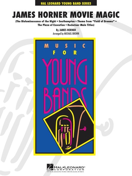 James Horner Movie Magic for Concert Band/Harmonie published by Hal Leonard - Set (Score & Parts)