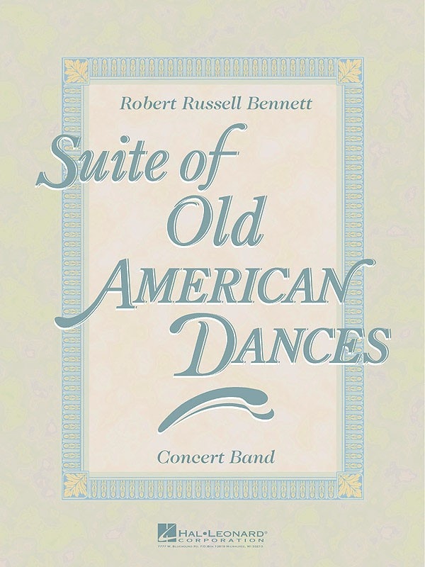 Suite Old American Dances for Concert Band published by Hal Leonard - Set (Score & Parts)