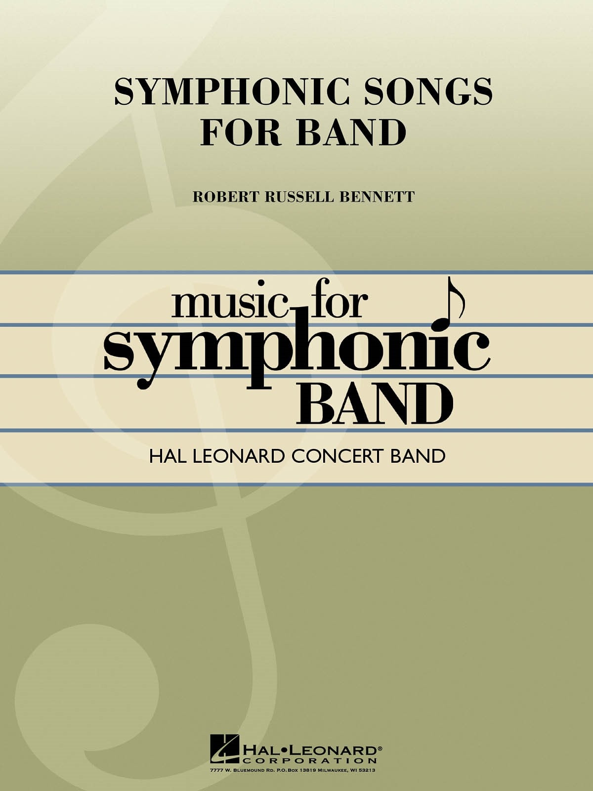 Symphonic Songs for Band (Deluxe Edition) for Concert Band published by Hal Leonard - Set (Score & Parts)