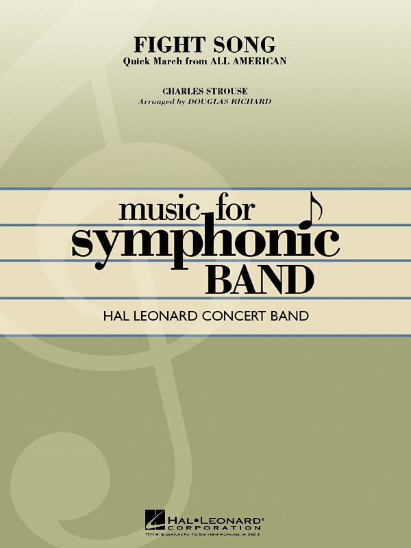 Fight Song for Concert Band/Harmonie published by Hal Leonard - Set (Score & Parts)