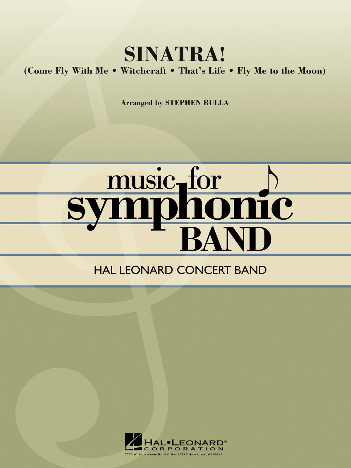 Sinatra! for Concert Band/Harmonie published by Hal Leonard - Set (Score & Parts)