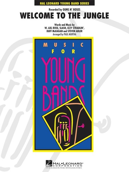 Welcome to the Jungle (Guns N' Roses) for Concert Band/Harmonie published by Hal Leonard - Set (Score & Parts)