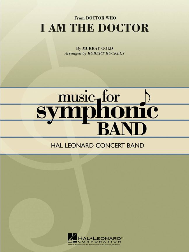 I Am the Doctor (from Doctor Who) for Concert Band/Harmonie published by Hal Leonard - Set (Score & Parts)