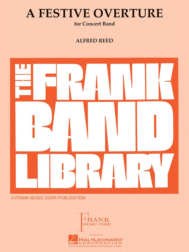 A Festive Overture for Concert Band published by Hal Leonard - Set (Score & Parts)