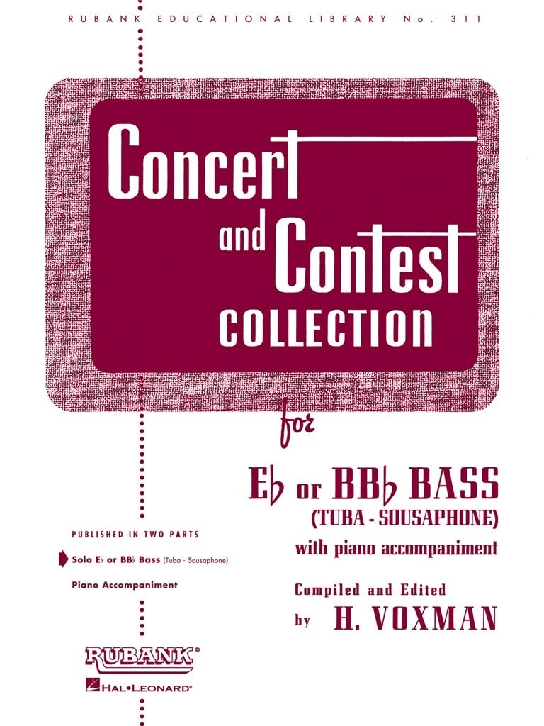 Concert and Contest Collection for Tuba  published by Rubank