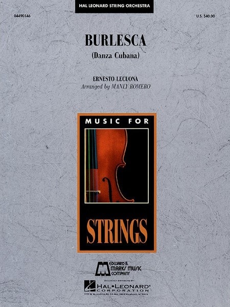 Burlesca (Danza Cubana) for Orchestra published by Hal Leonard - Set (Score & Parts)