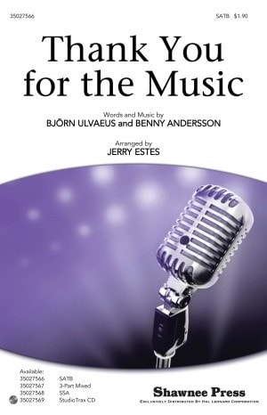 Thank You For The Music SATB published by Hal Leonard