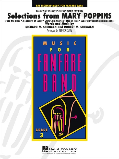 Selections from Mary Poppins for Fanfare published by Hal Leonard - Set (Score & Parts)