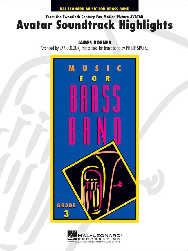 Avatar Soundtrack Highlights for Brass Band published by Hal Leonard - Set (Score & Parts)
