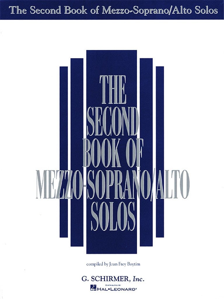 The Second Book Of Mezzo-Soprano/Alto Solos published by Schirmer