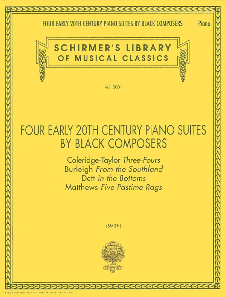 Four Early 20th Century Piano Suites published by Schirmer