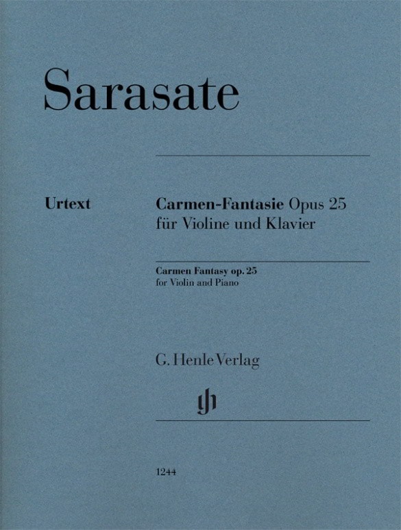 Sarasate: Carmen Fantasy Op.25 for violin & piano published by Henle