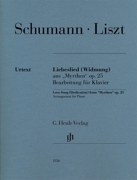 Schumann: Love Song (Dedication) for Piano published by Henle