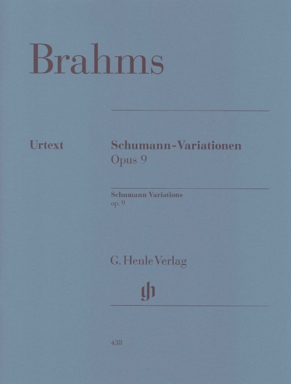 Brahms: Schumann Variations Opus 9 for Piano published by Henle