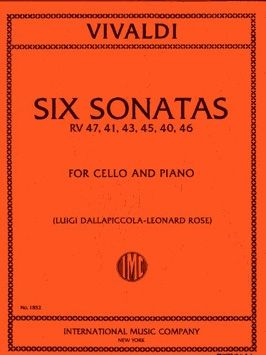 Vivaldi: 6 Sonatas for Cello published by IMC