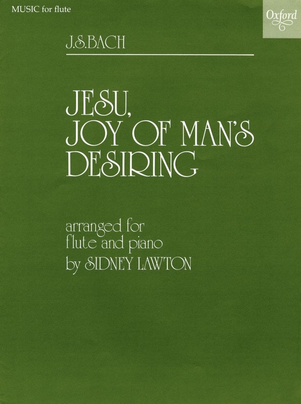 Bach: Jesu, Joy of Man's Desiring for Flute published by OUP
