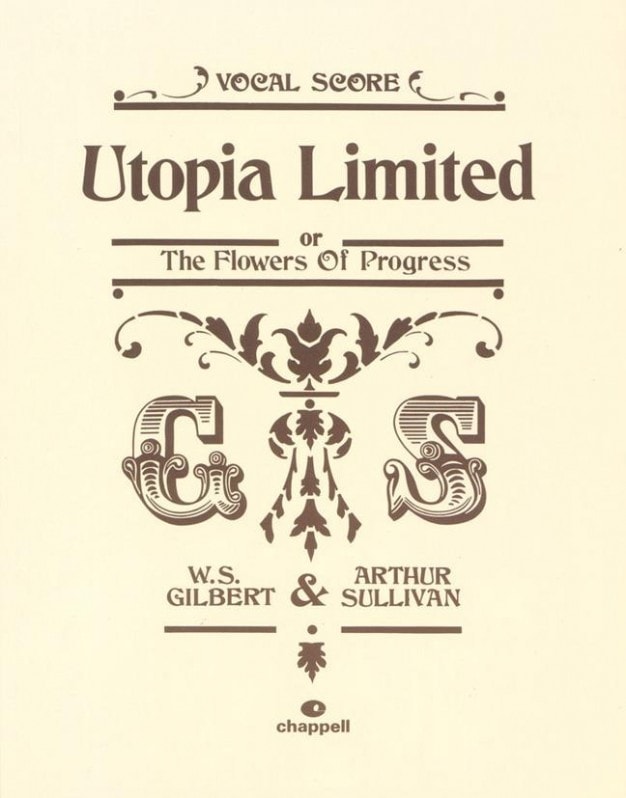 Utopia Limited published by Faber - Vocal Score
