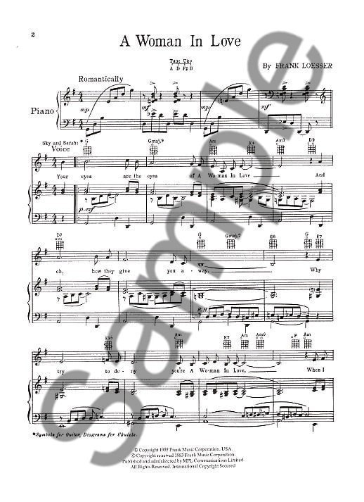 Forwoods ScoreStore Guys and Dolls Vocal Selection published by Wise