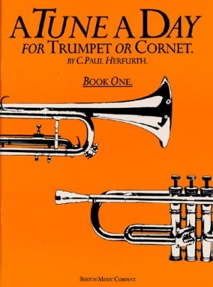 A Tune a Day Book 1 for Trumpet published by Boston