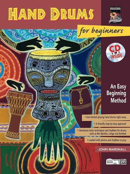 Hand Drums For Beginners published by Alfred (Book & CD)
