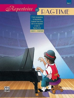 Repertoire and Ragtime 2 for Piano published by Alfred