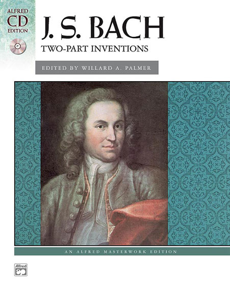 Bach: 15 Two-part Inventions (BWV 772-786) for Piano published by Alfred (Book & CD)