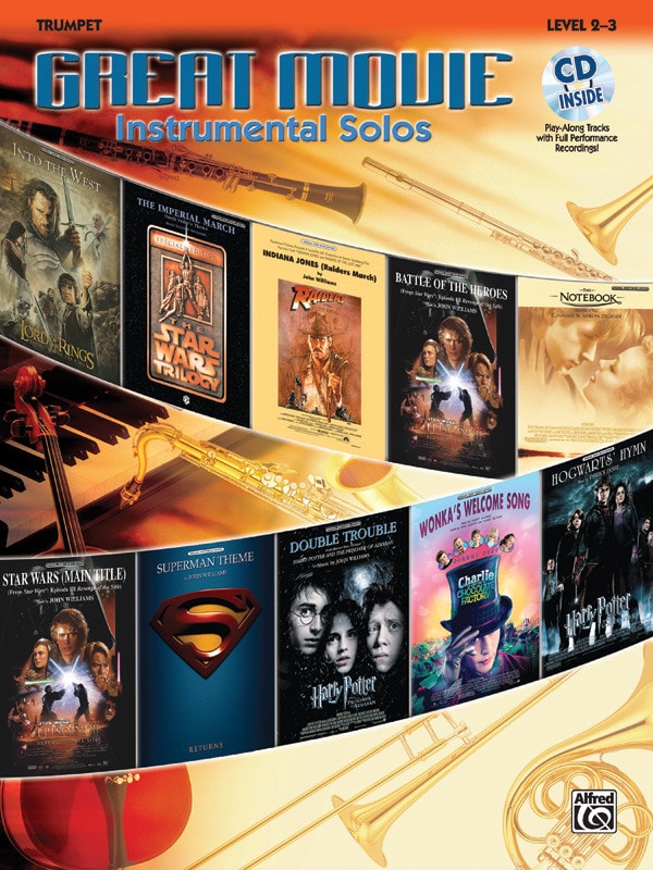 Great Movie Instrumental Solos - Trumpet published by Alfred (Book & CD)