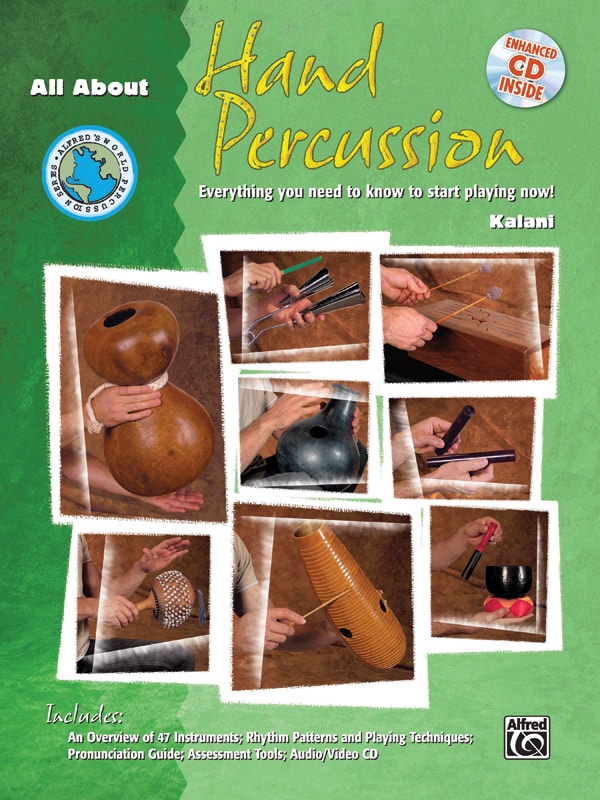 All About Hand Percussion published by Alfred (Book & CD)