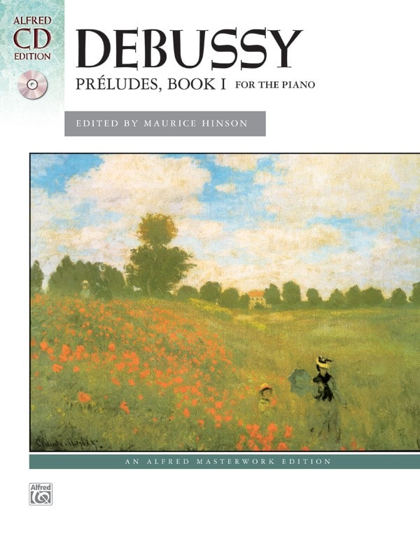 Debussy: Preludes I for Piano published by Alfred (Book & CD)