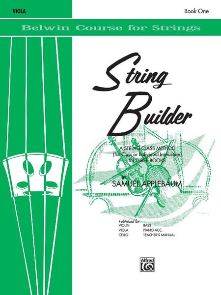 String Builder for Viola Book 1 published by Belwin