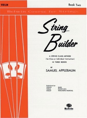 String Builder Book 2 for Violin published by Belwin