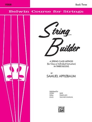 String Builder Book 3 for Violin published by Belwin