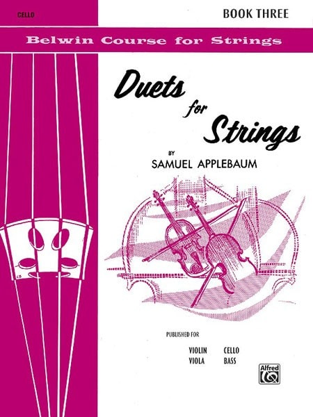 Duets for Strings 3 - Cello by Applebaum published by Alfred