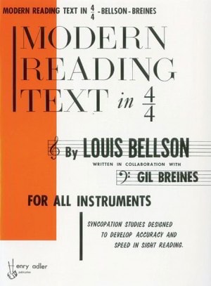 Modern Reading Text In 4/4 for All Instruments published by Alfred
