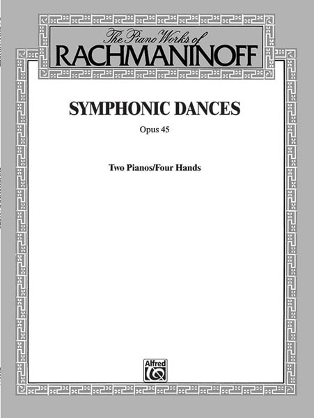 Rachmaninov: Symphonic Dances Opus 45 for Two Pianos published by Alfred