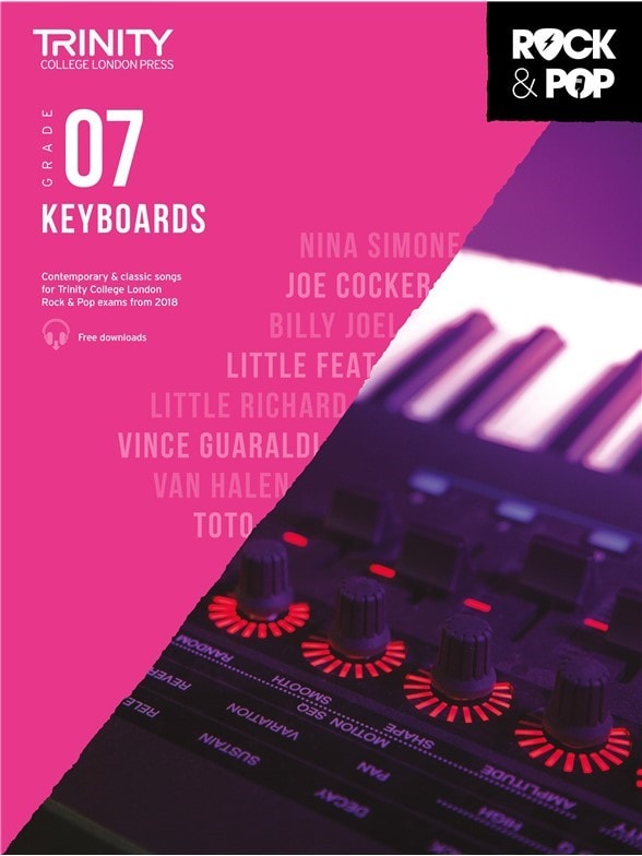 Trinity College Rock & Pop Keyboard Grade 7 From 2018