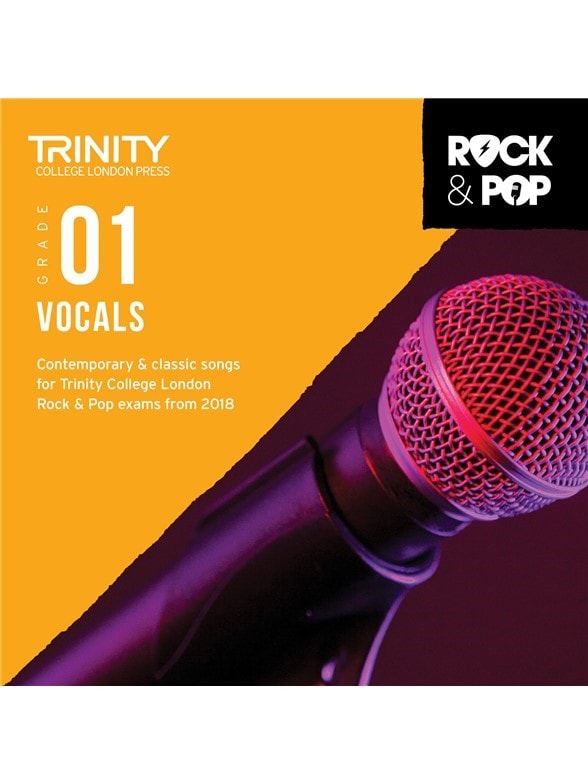 Trinity Rock & Pop Vocals Grade 1 From 2018 (CD ONLY)
