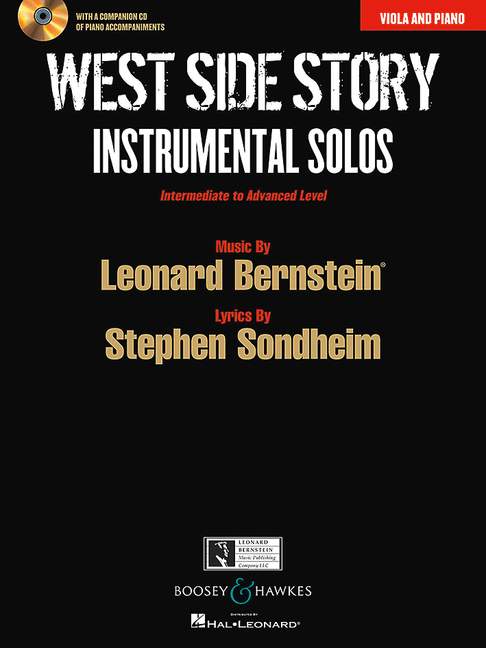 West Side Story Instrumental Solos - Viola published by Boosey & Hawkes (Book & CD)