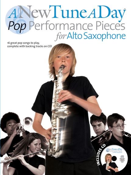 A New Tune A Day : Pop Performance Pieces - Alto Saxophone published by Boston (Book & CD)