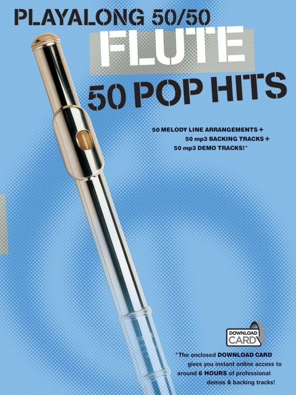 Playalong 50/50: Flute - 50 Pop Hits published by Wise (Book & Download Card)
